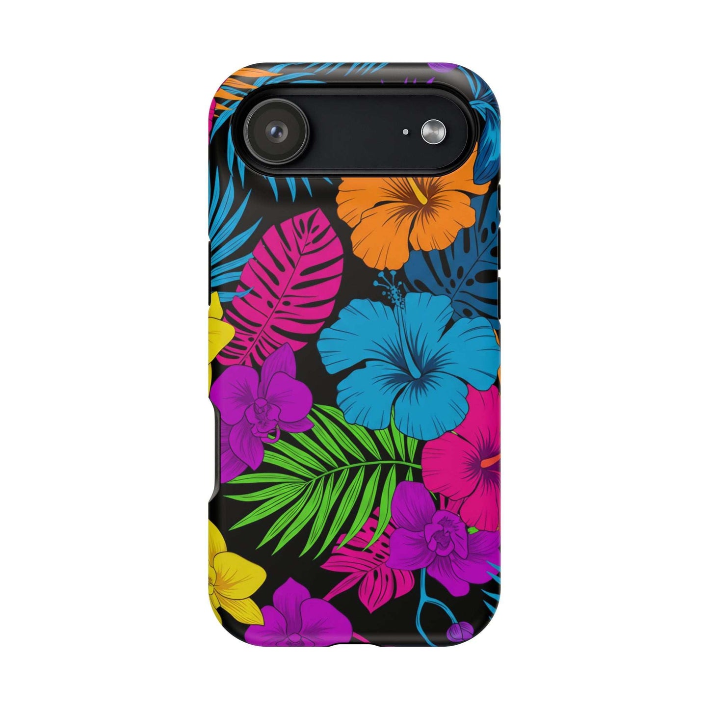 Modern Tropical Floral Design iPhone Case