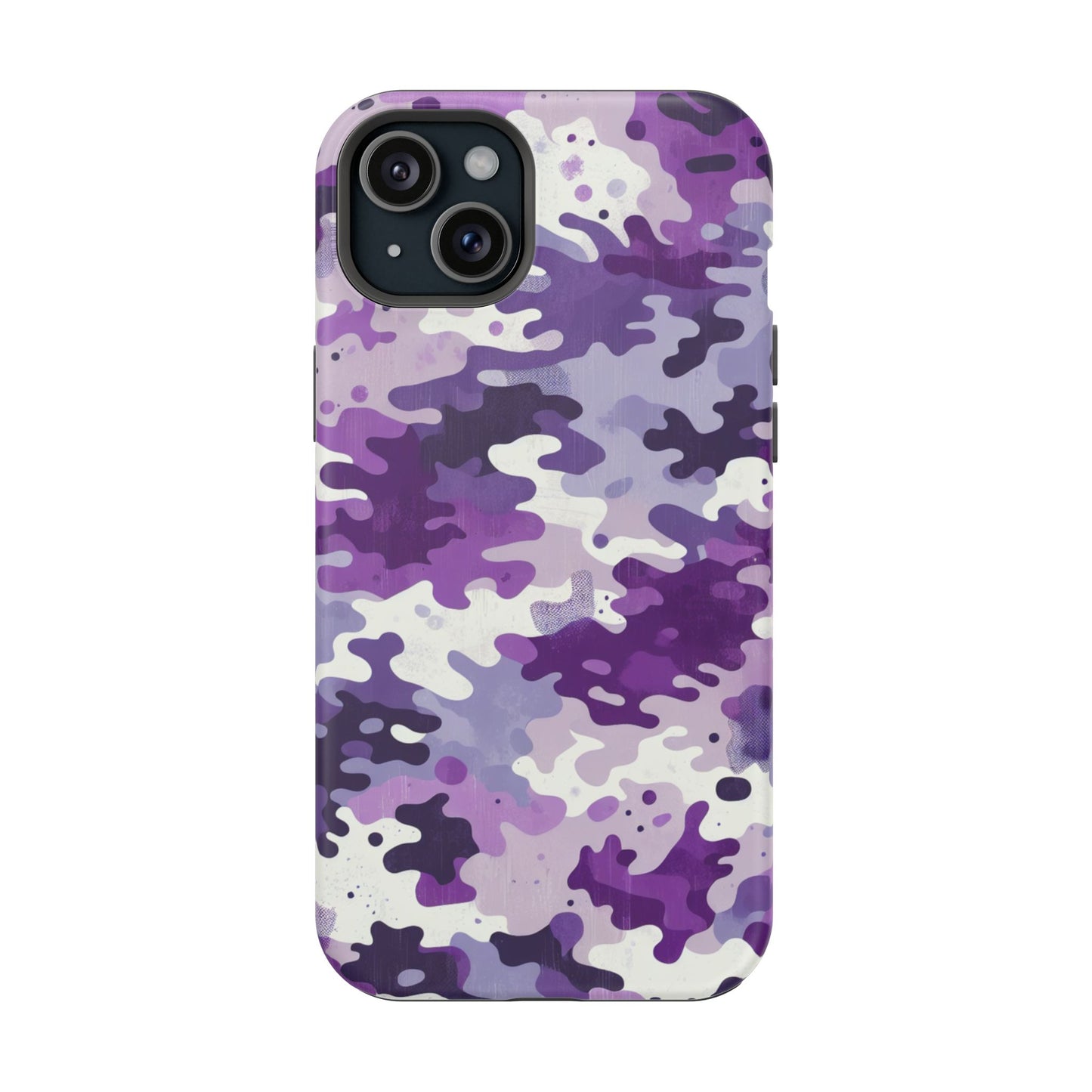 Purple Camouflage Design iPhone Tough Case -