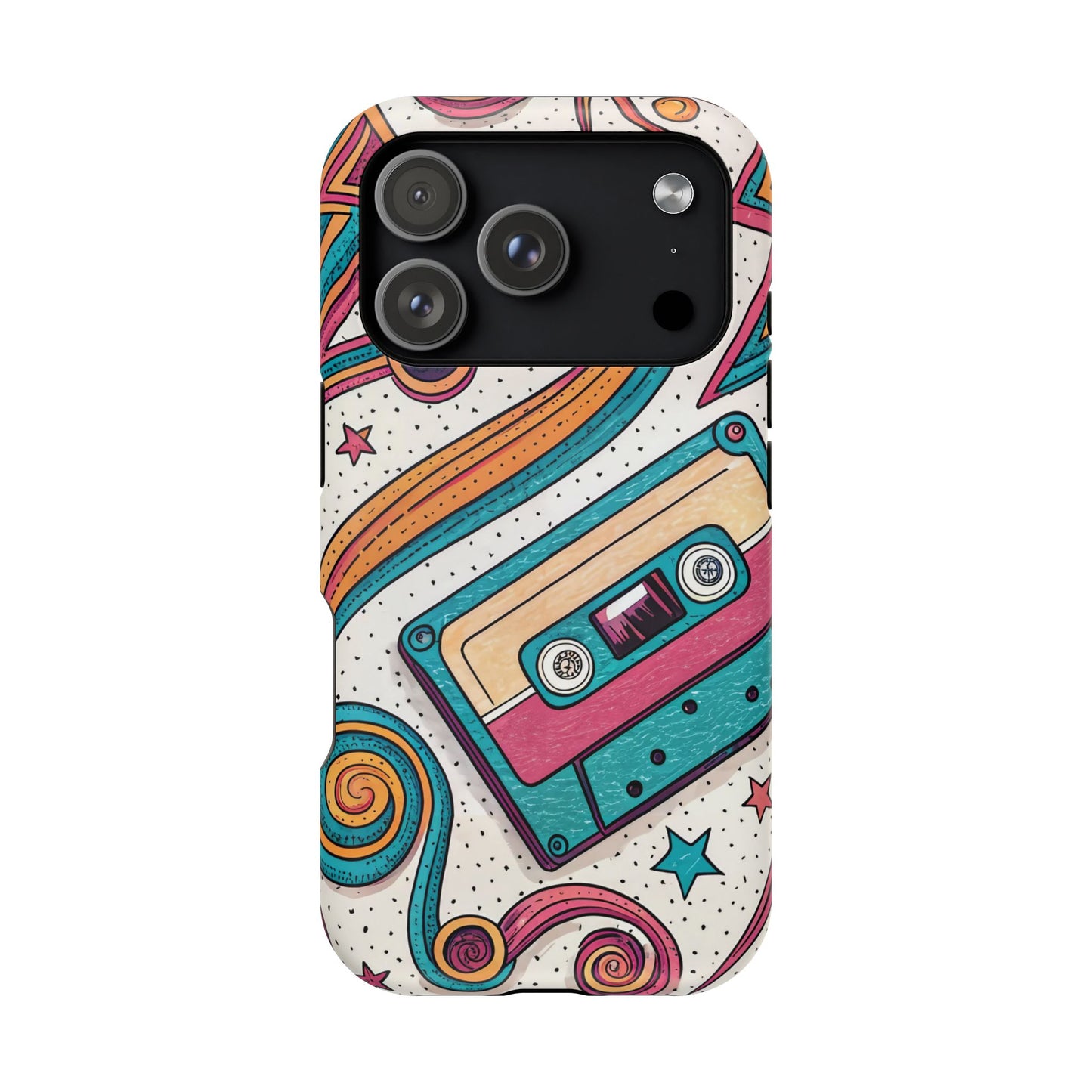 Retro Cassette Design iPhone Tough Case