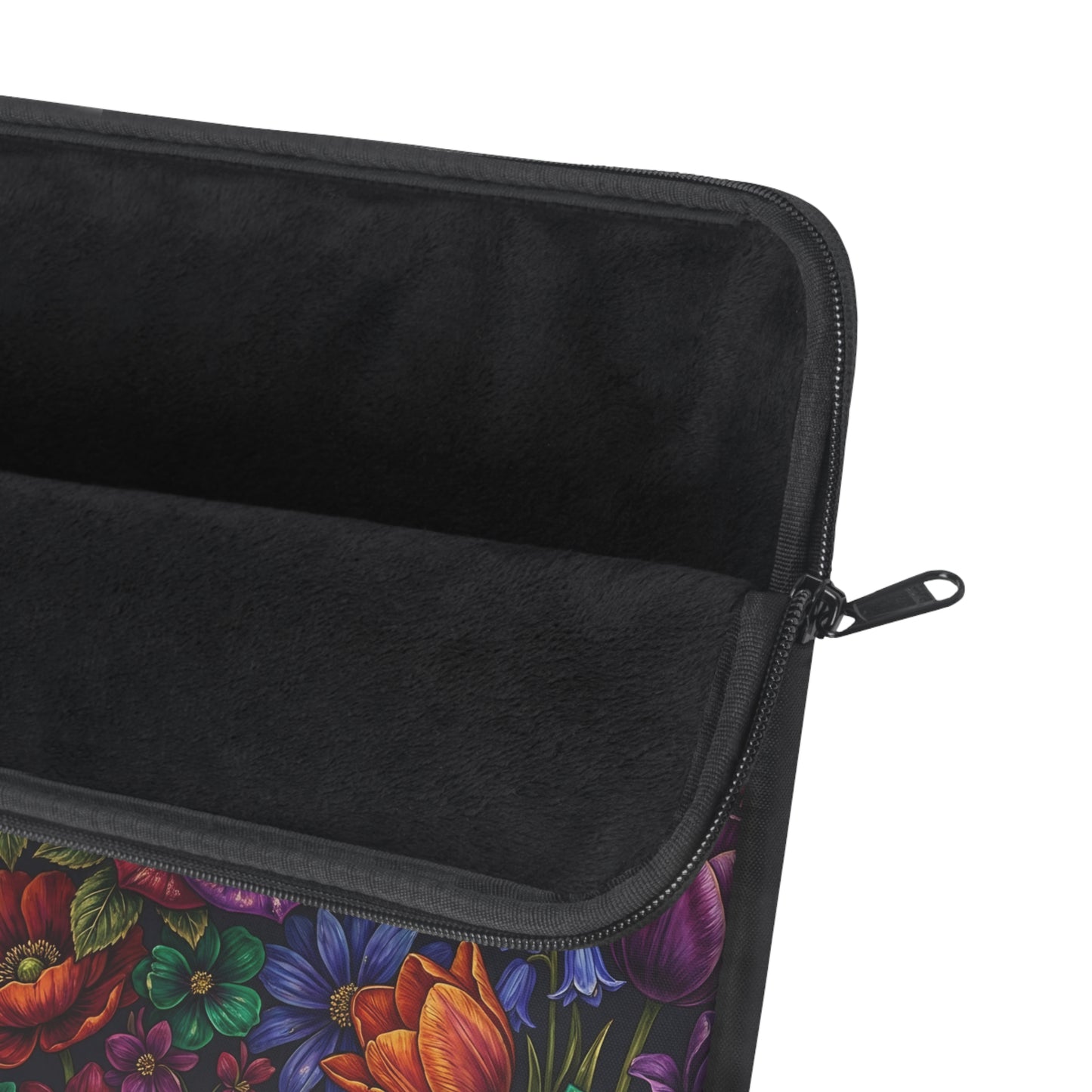 Rainbow Rose Laptop Sleeve — Floral Rainbow Protective Case