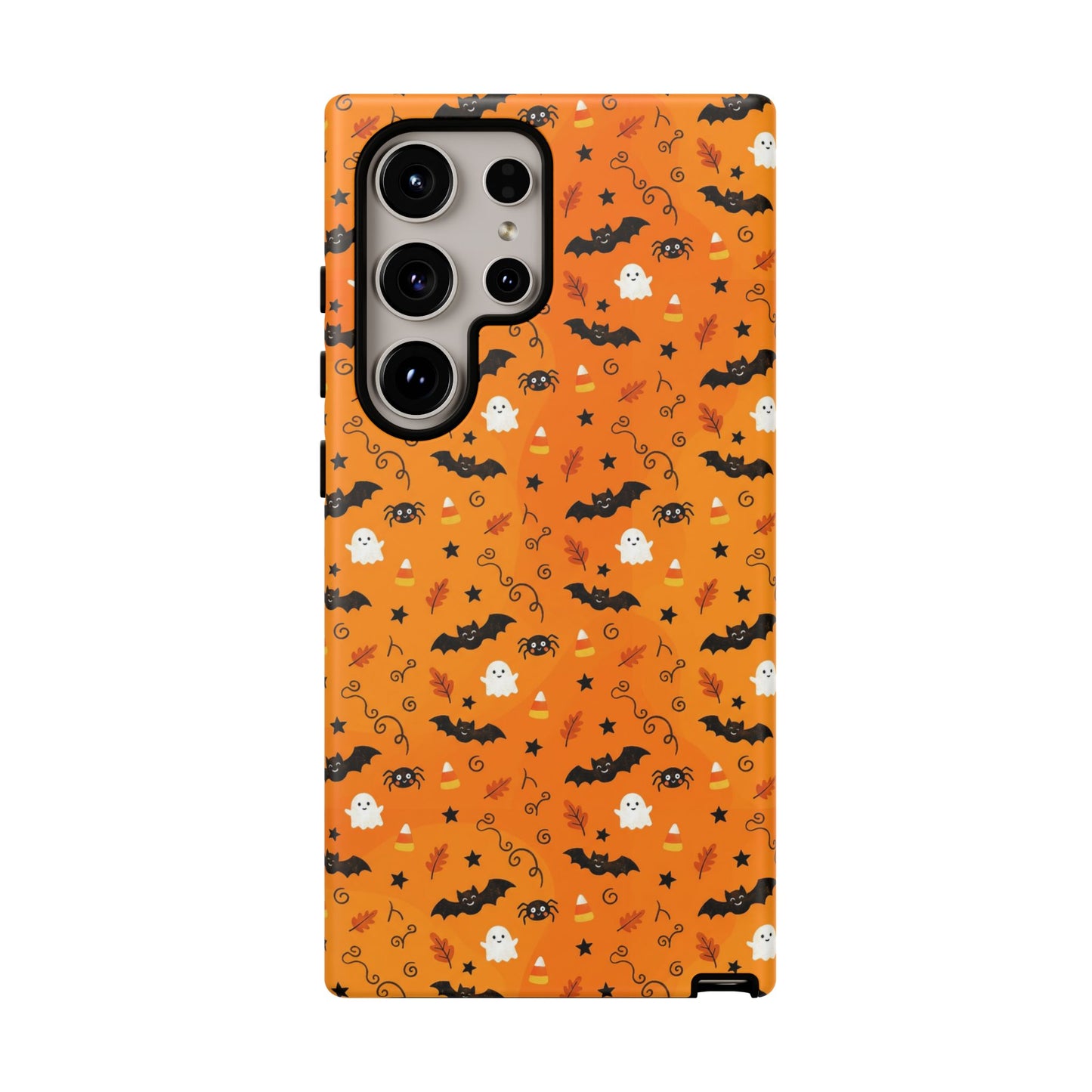 Boo-tiful Halloween Bat & Ghost Tough Phone Case