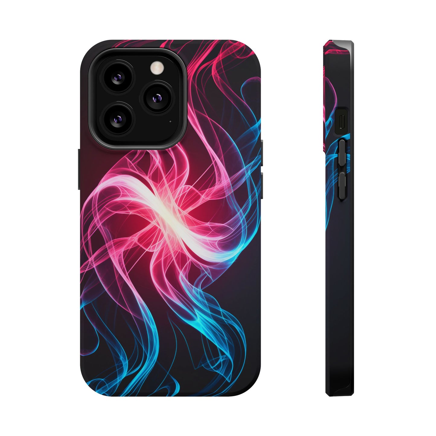 Red White and Blue Swirl Design iPhone Tough Case