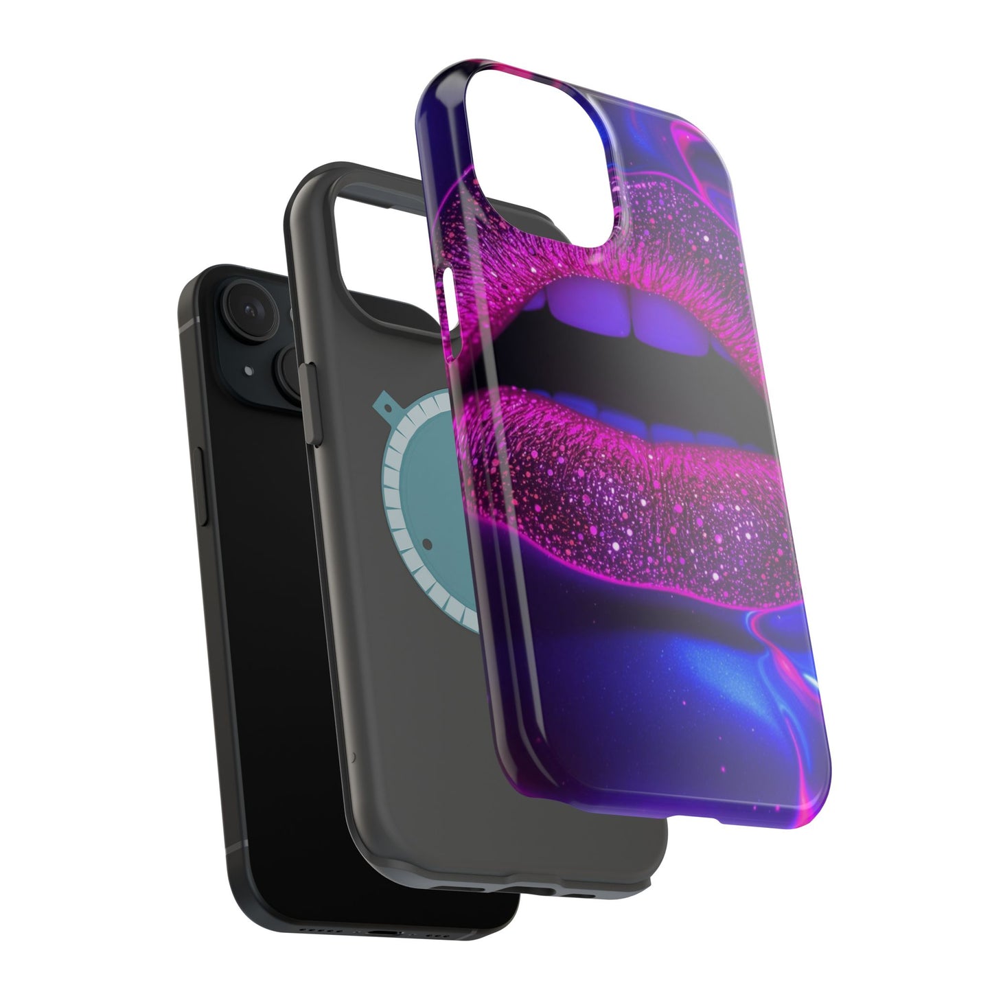 Purple Kiss Design iPhone Tough Case