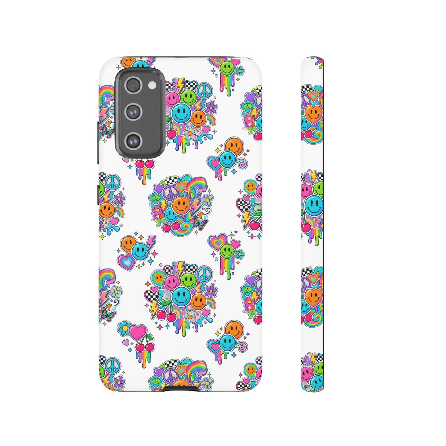 Retro Dopamine-Inspired Samsung Tough Phone Case