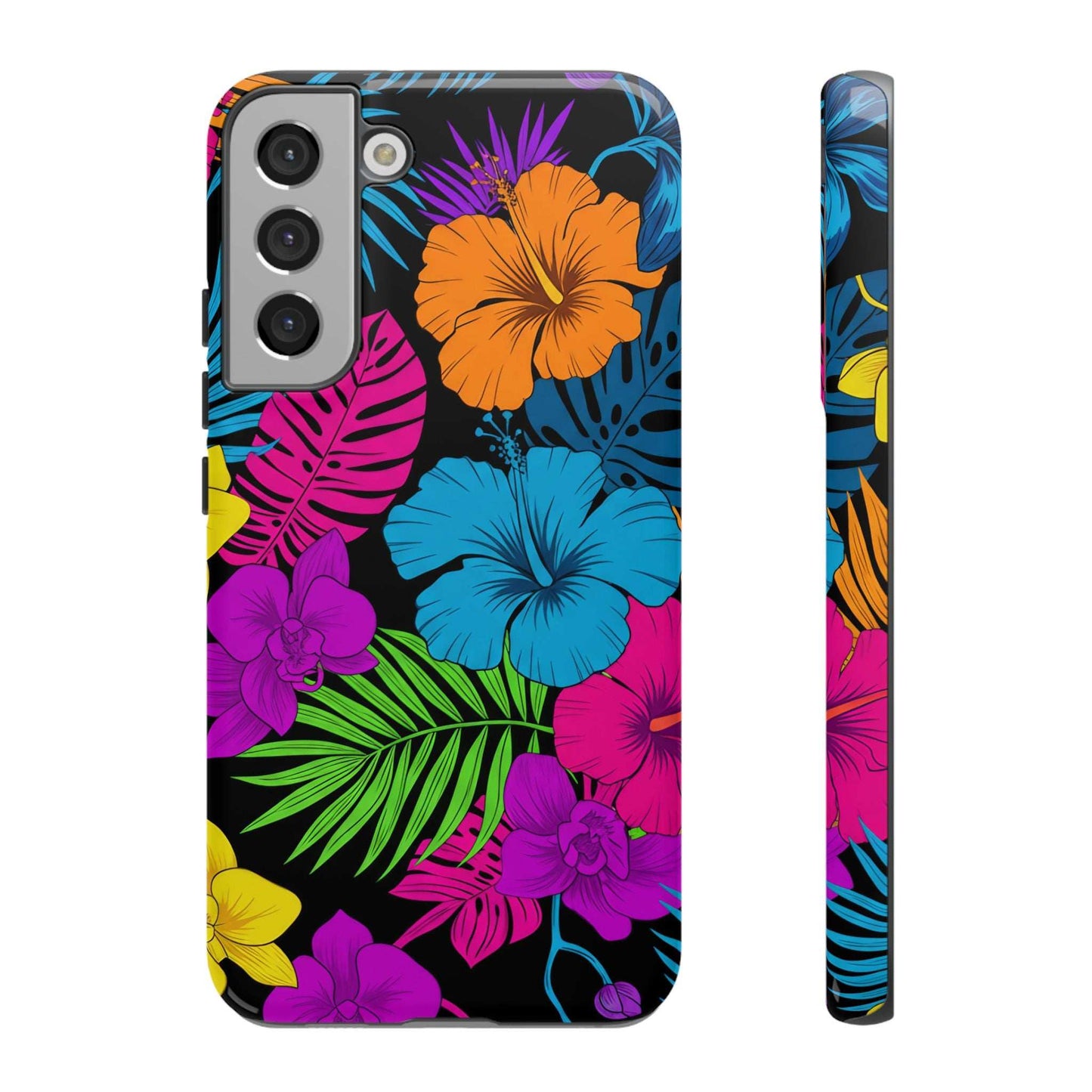 Modern Tropical Floral Design Samsung Phone Case