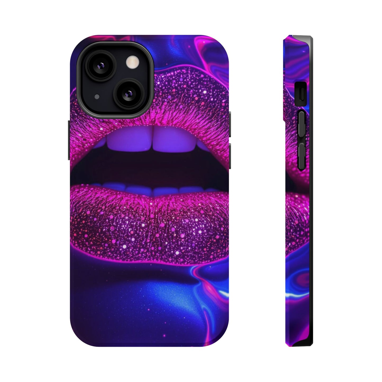 Purple Kiss Design iPhone Tough Case