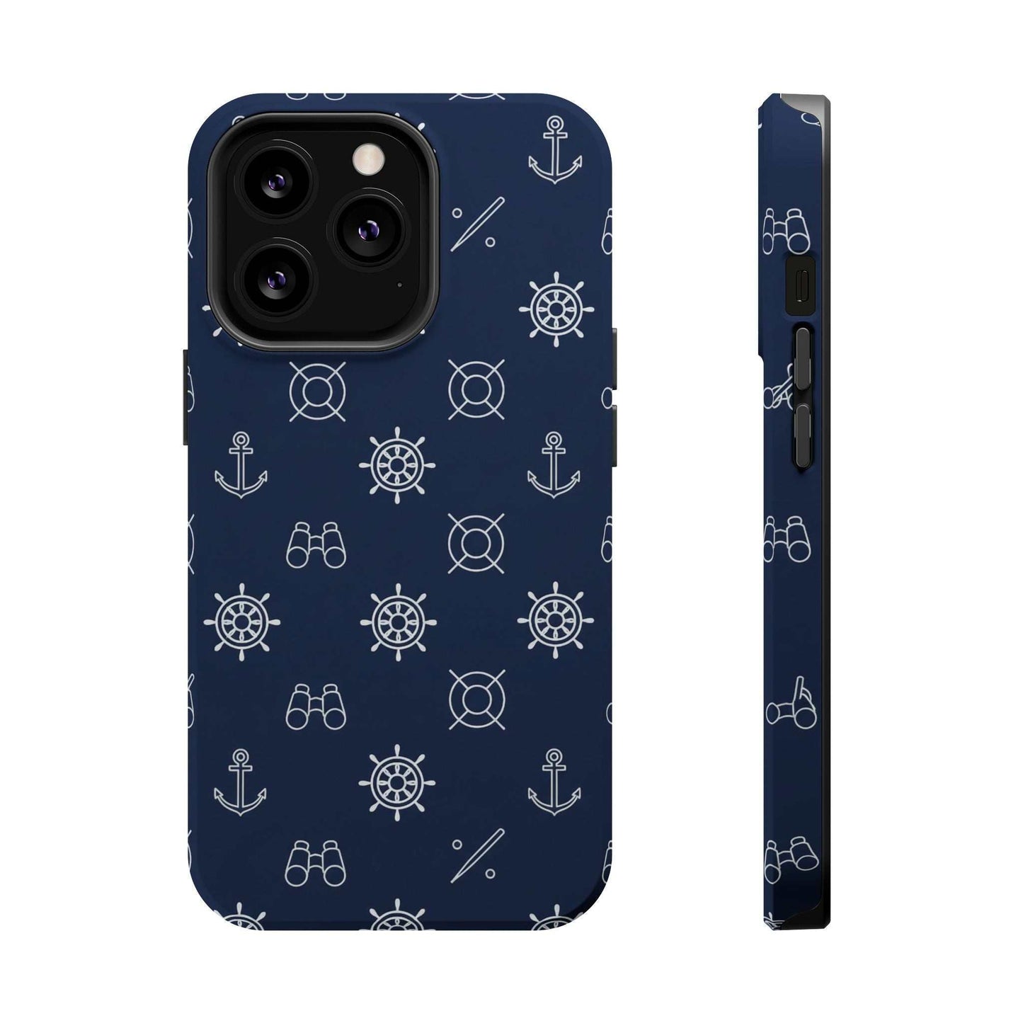 Minimalist Nautical iPhone Case — Magnetic Impact-Resistant Phone Case