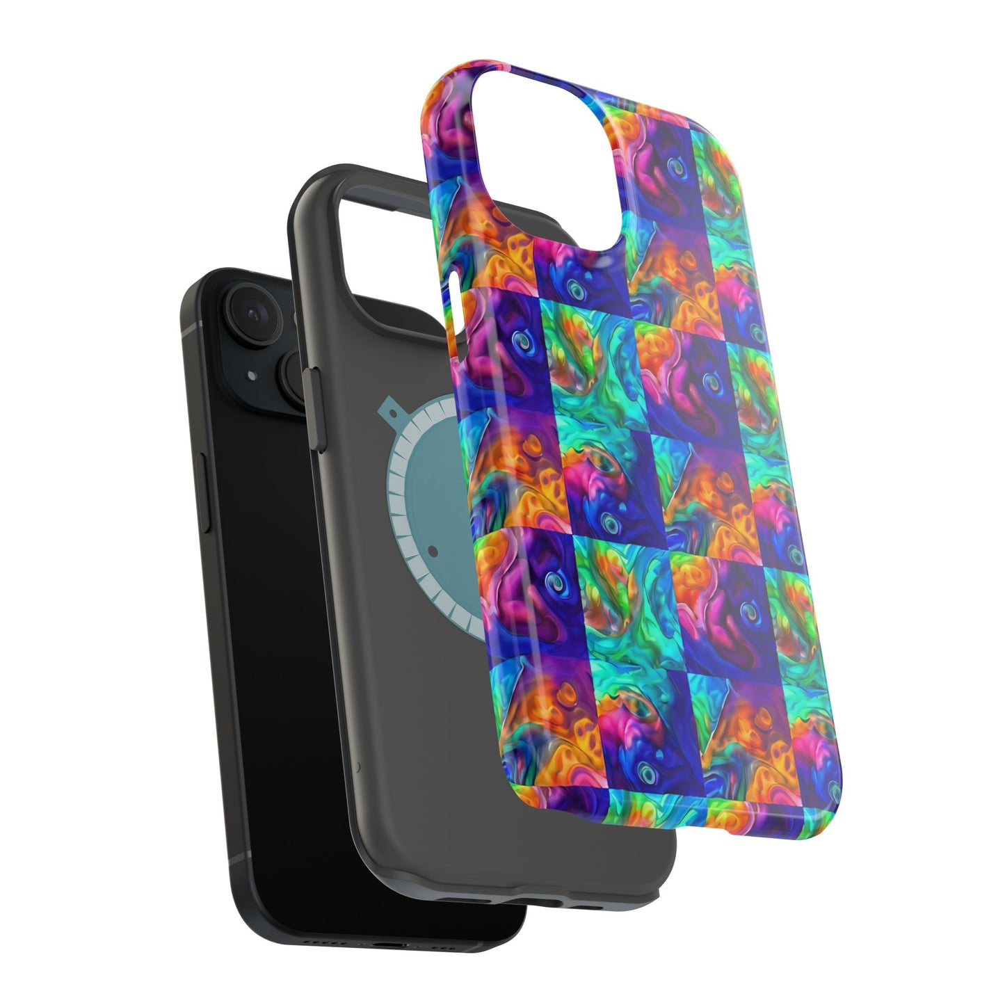 Abalone Swirl iPhone Case — Glowing Shell Impact-Resistant Case