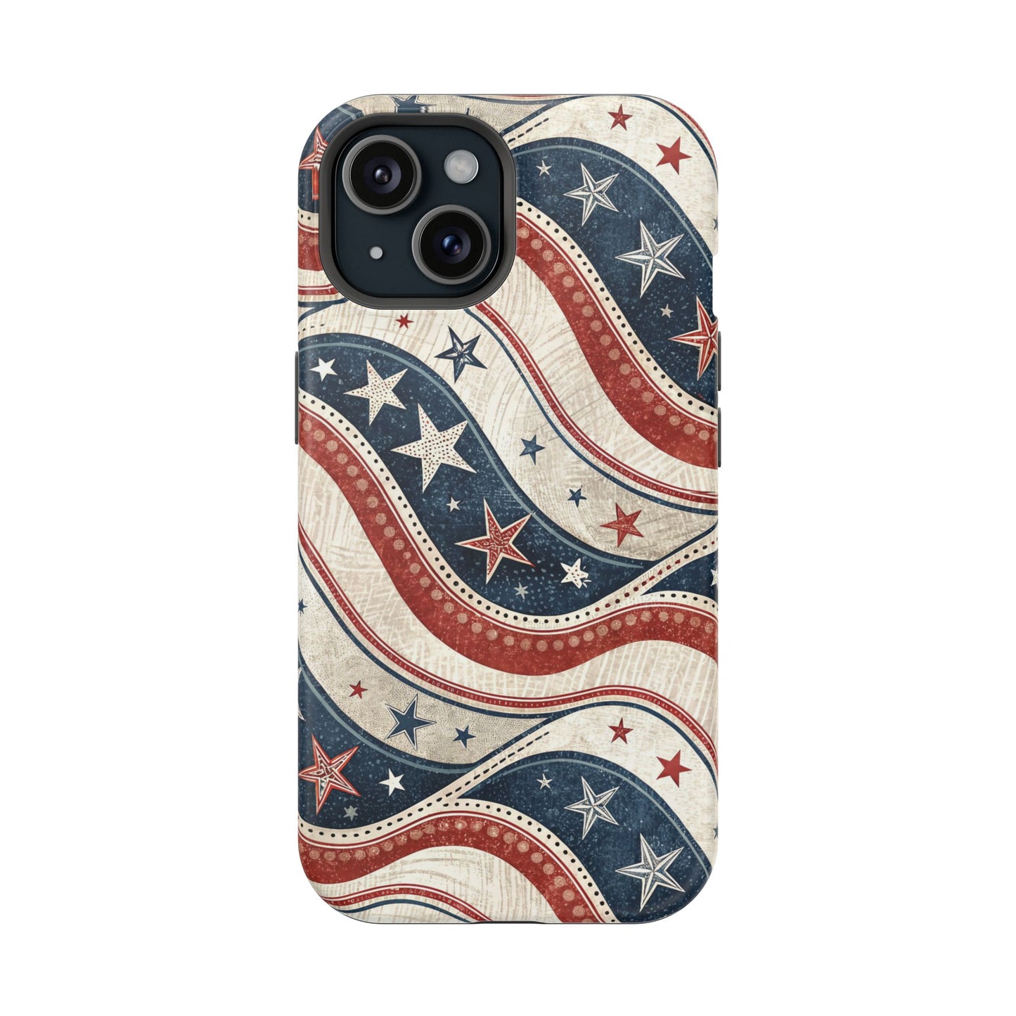 Vintage Patriotic Inspired Ribbon iPhone Case