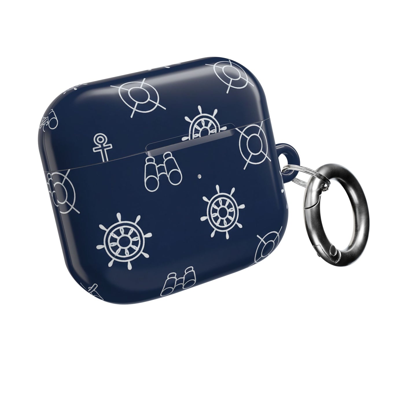 Nautical-Inspired Sleek AirPod Case — Stylish Marine Design for Music Lovers