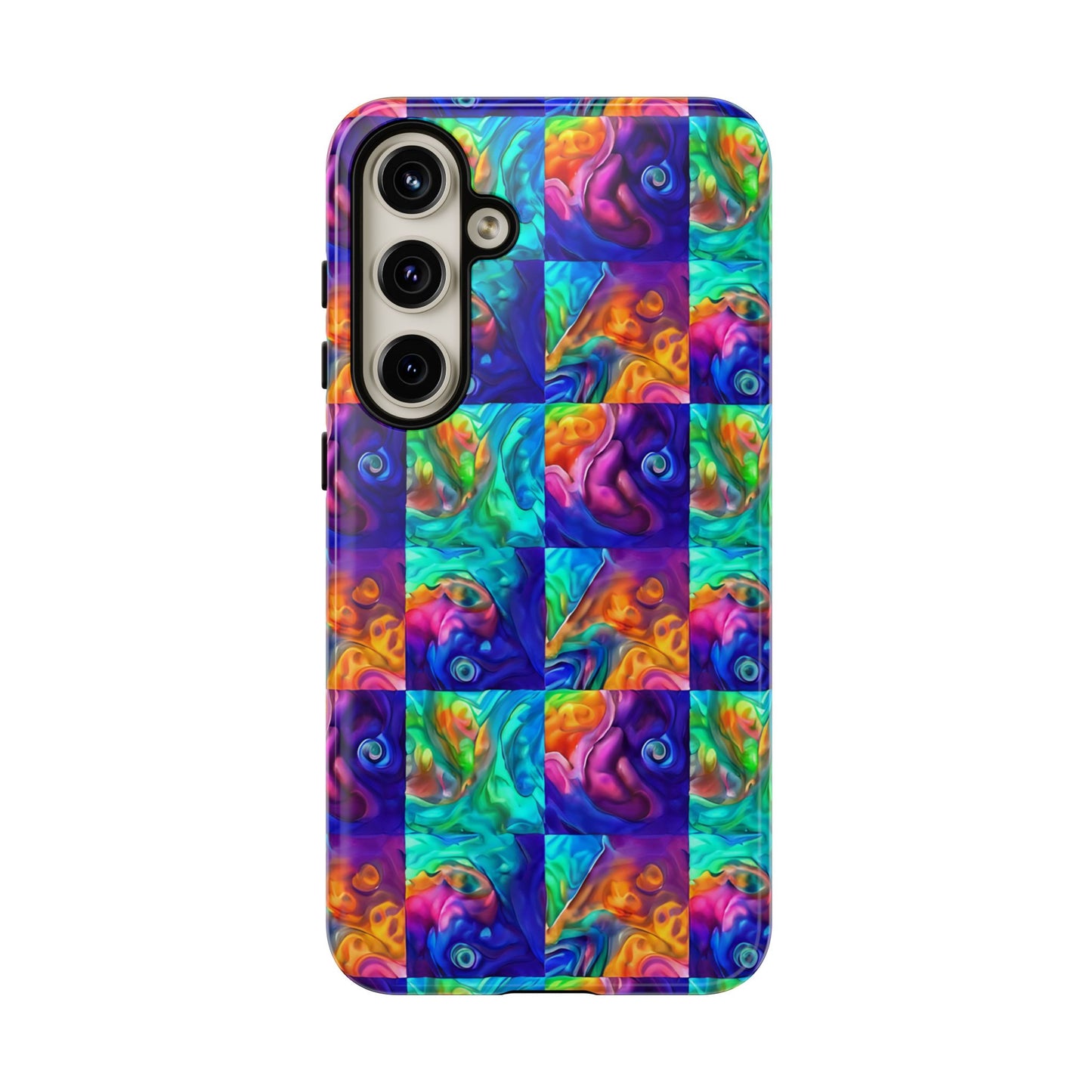 Abalone Swirl Samsung Phone Case — Glowing Shell Design