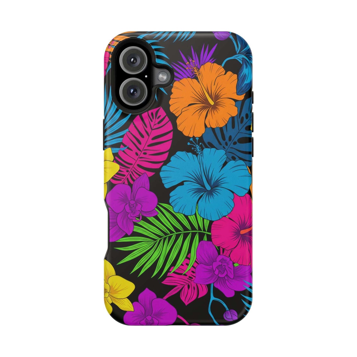 Modern Tropical Floral Design iPhone Case
