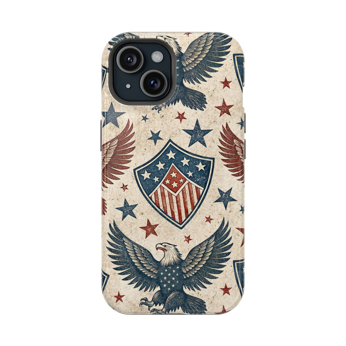 Vintage American Pride iPhone Tough Case