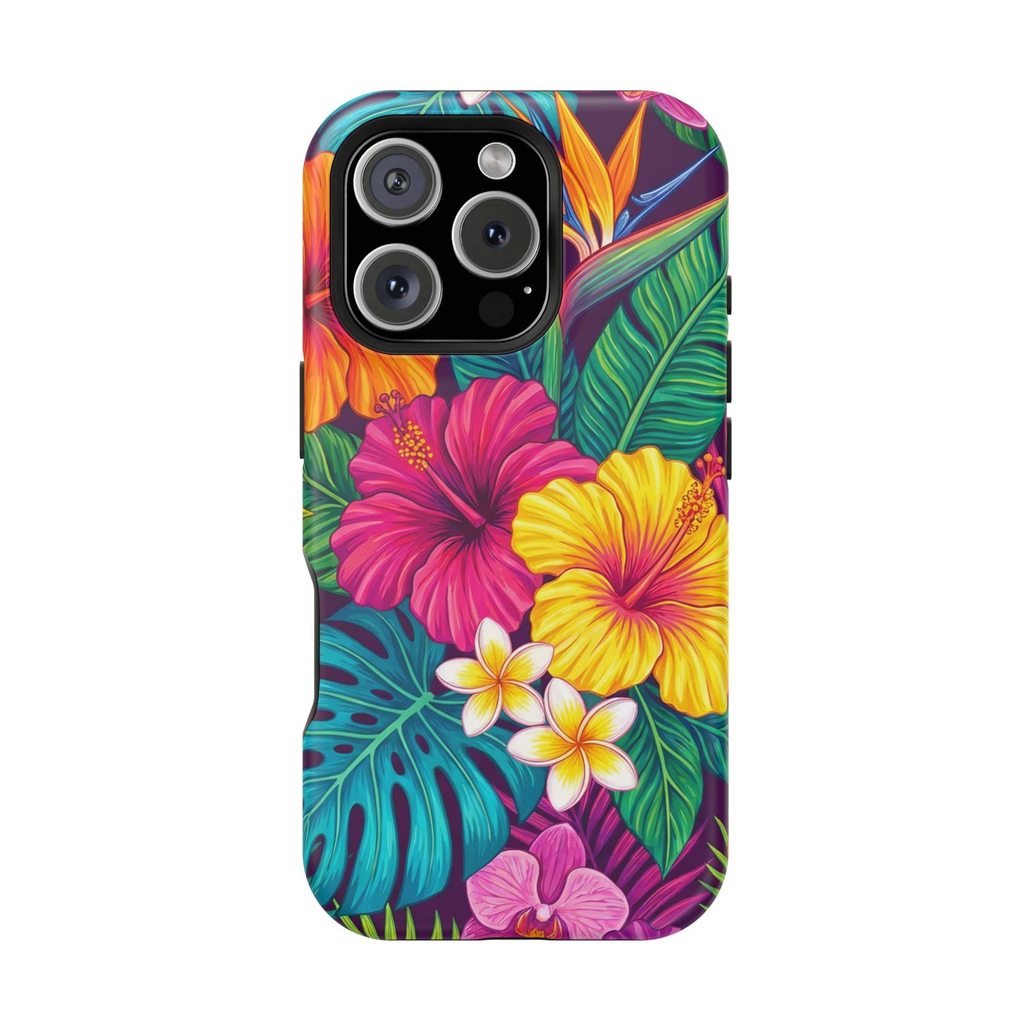 Vibrant Tropical iPhone Tough Case — Magnetic Impact-Resistant