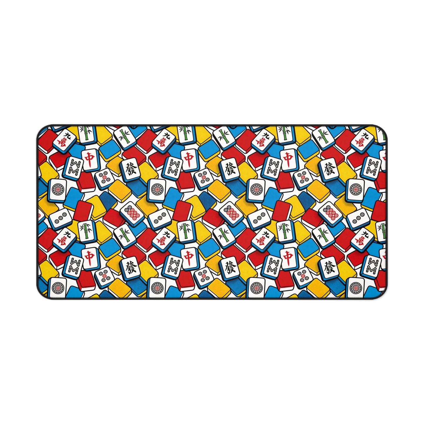 Vibrant Mahjong Desk Mat – Colorful Gaming & Workspace Mat