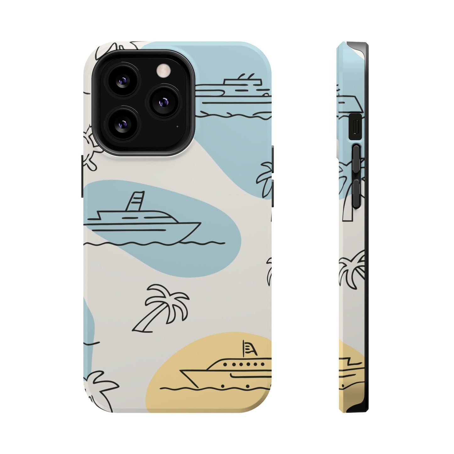Retro Cruise Vacation iPhone Tough Case