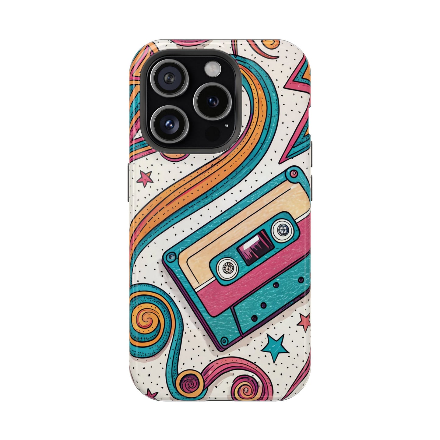 Retro Cassette Design iPhone Tough Case
