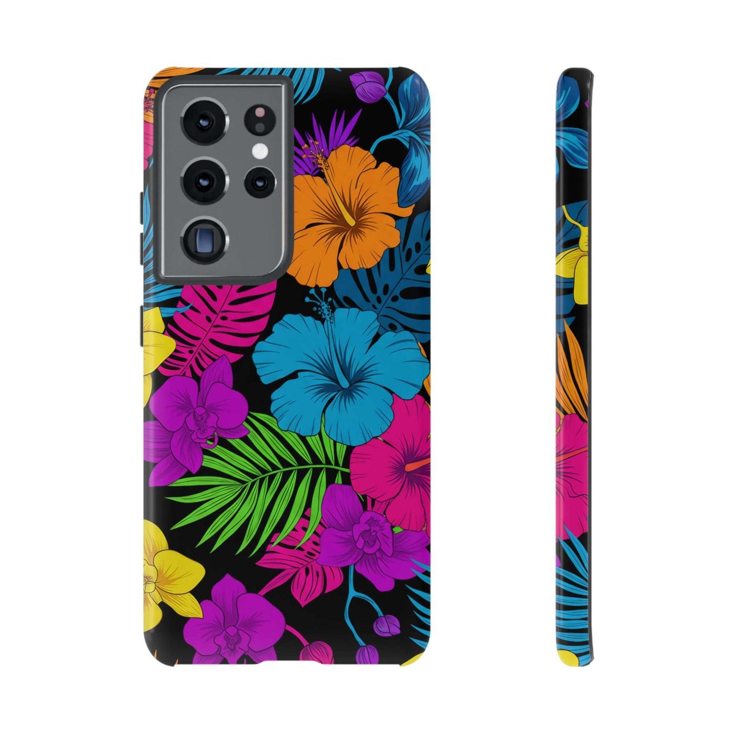 Modern Tropical Floral Design Samsung Phone Case