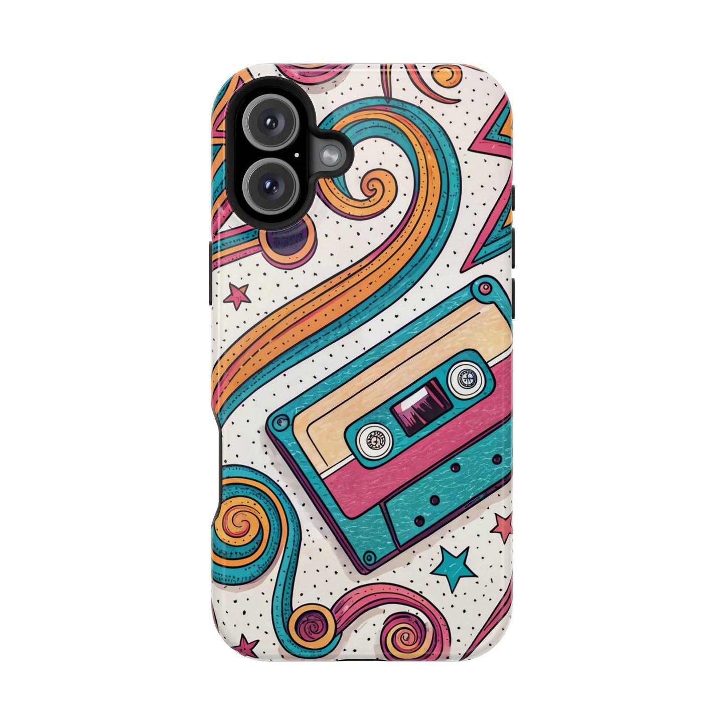 Retro Cassette Design iPhone Tough Case
