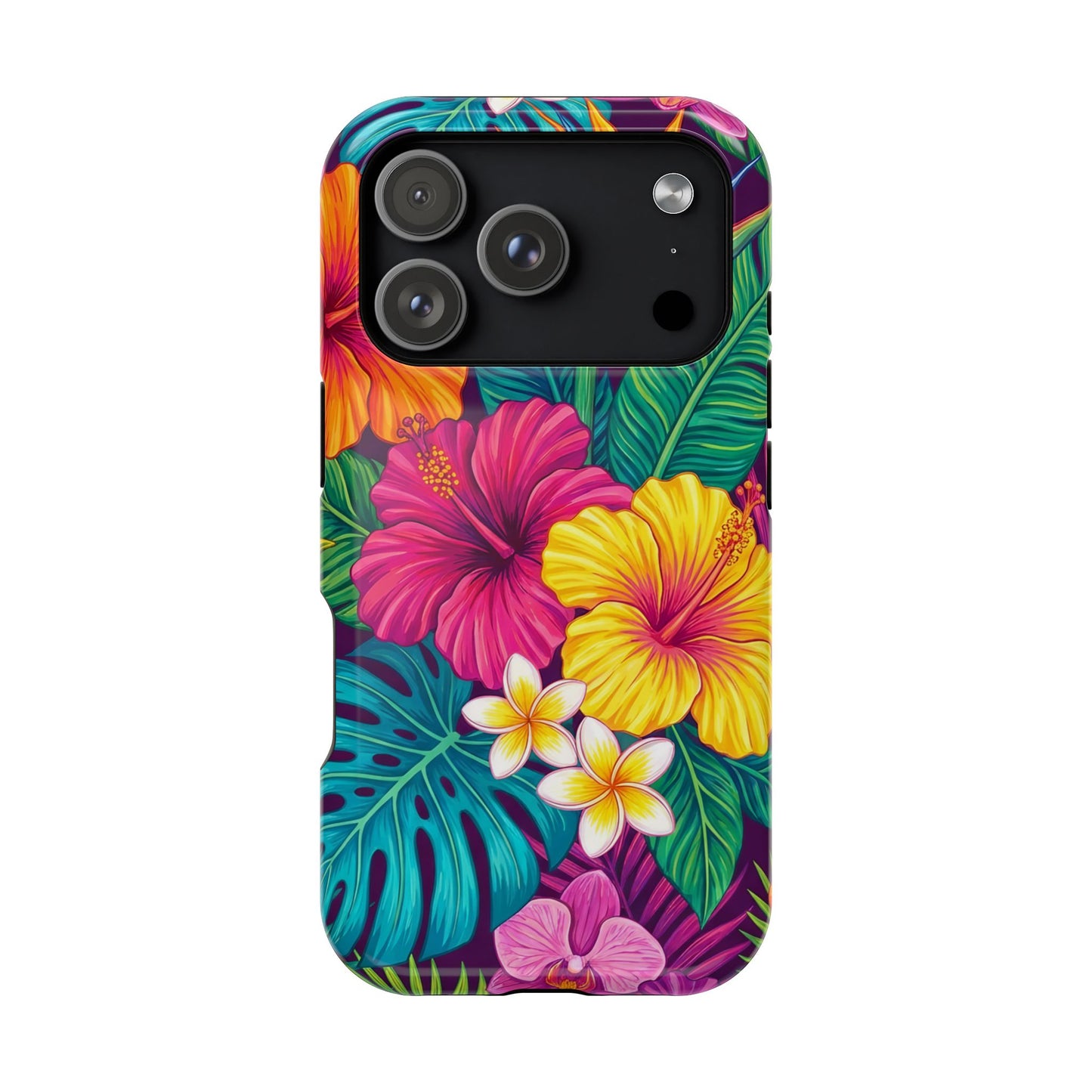 Vibrant Tropical iPhone Tough Case — Magnetic Impact-Resistant