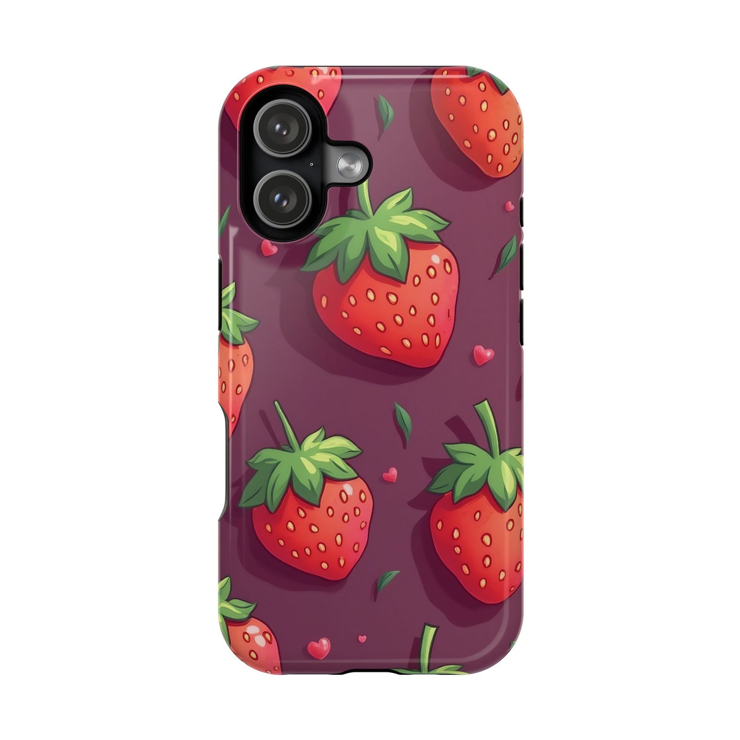 Strawberry Design iPhone Tough Phone Case