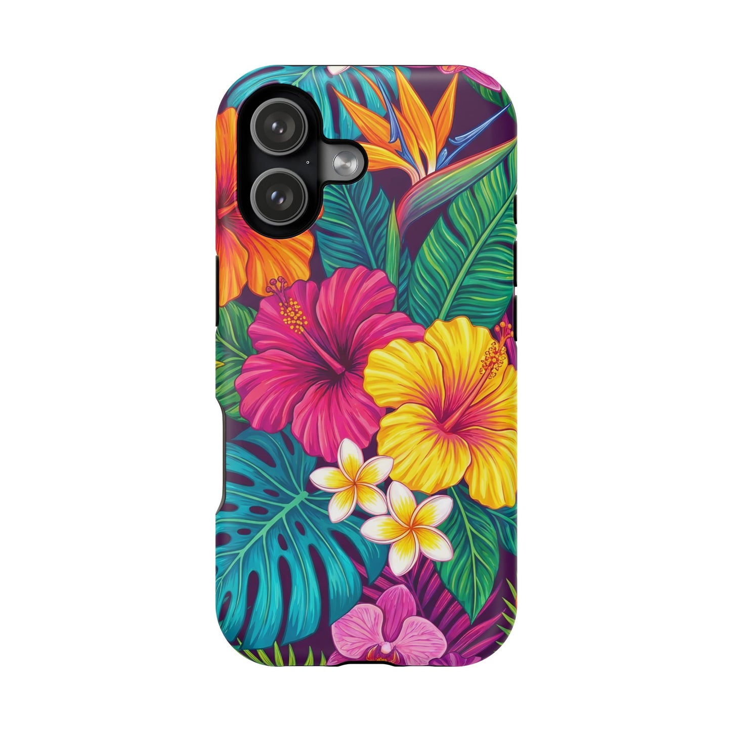 Vibrant Tropical iPhone Tough Case — Magnetic Impact-Resistant