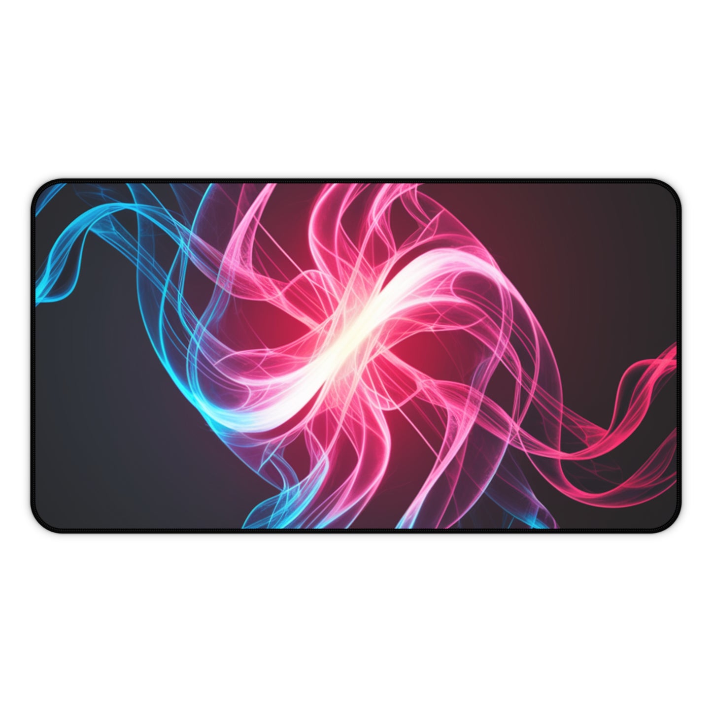 Red White Blue Swirl Desk Mat