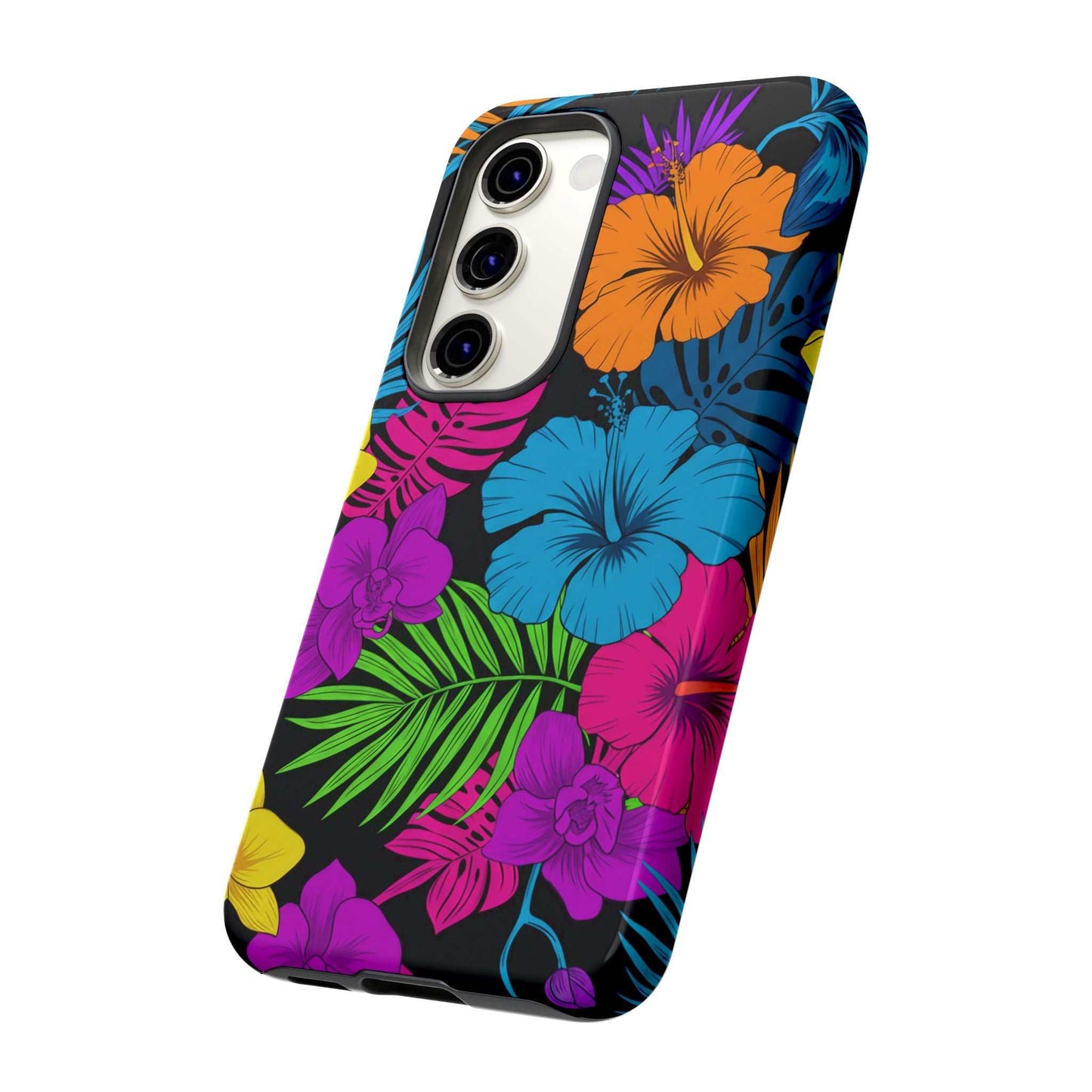 Modern Tropical Floral Design Samsung Phone Case