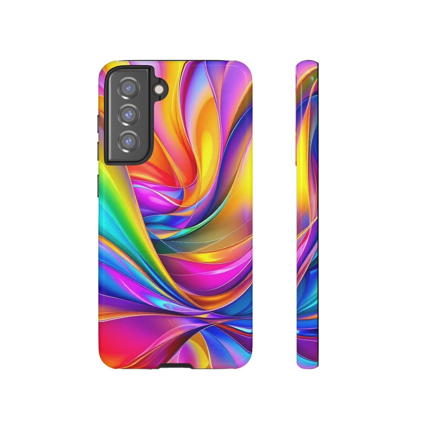 Deconstructed Rainbow Wave Samsung Tough Case