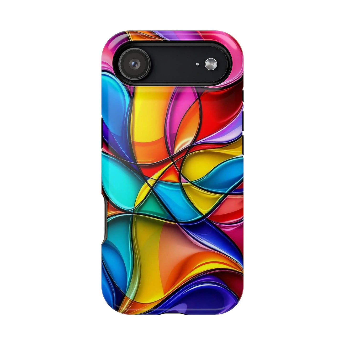 Rainbow Pride Art Design iPhone Tough Case