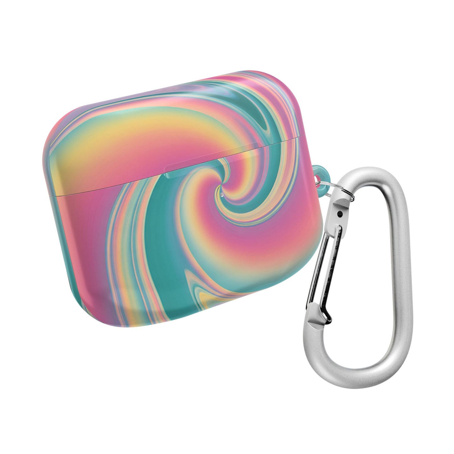 Cotton Candy Rainbow Swirl AirPod Case