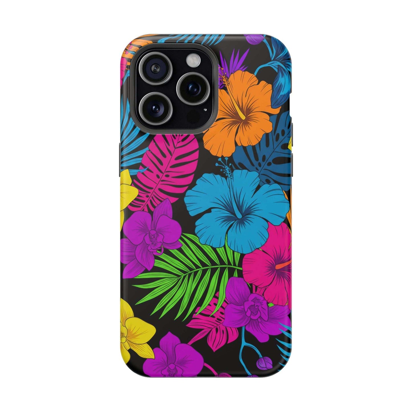 Modern Tropical Floral Design iPhone Case