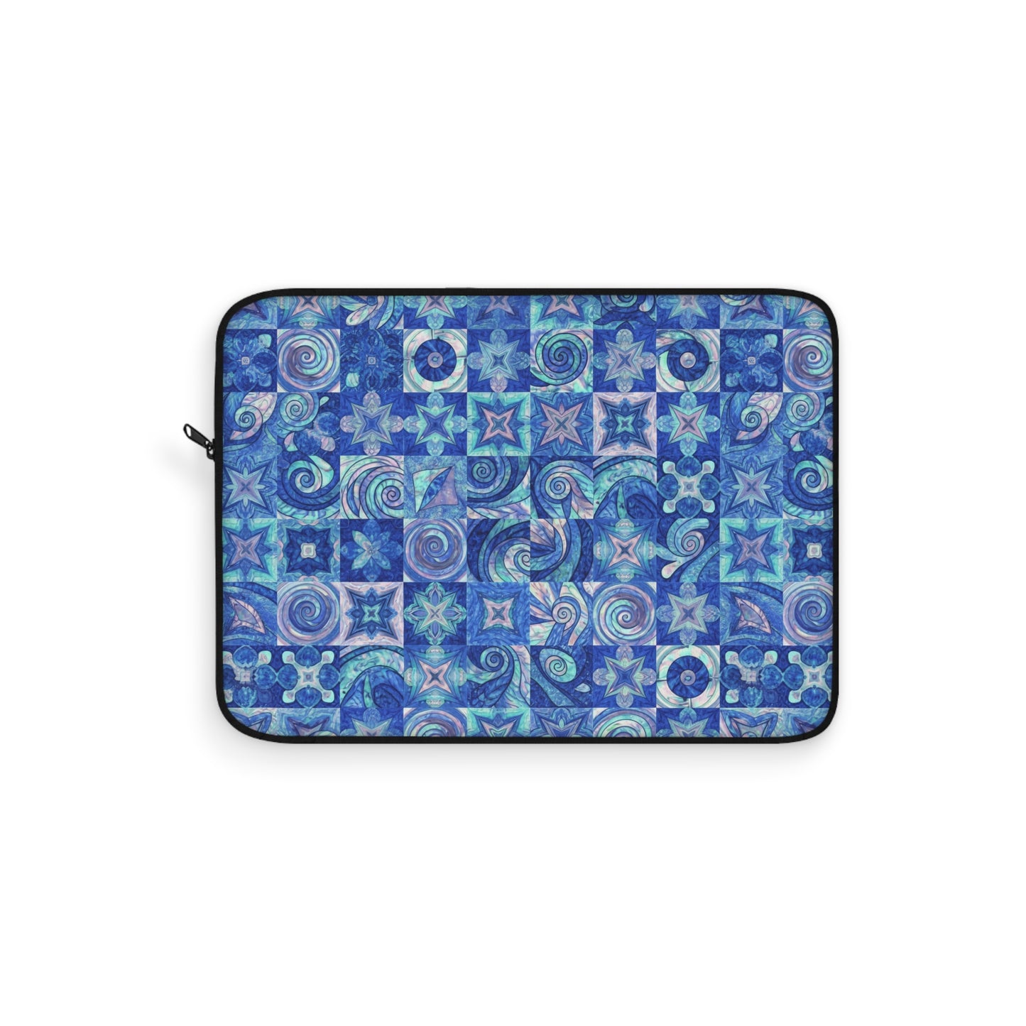 Blue Sea-Inspired Laptop Sleeve — Ocean Wave Laptop Case