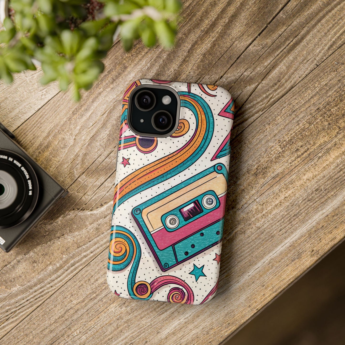Retro Cassette Design iPhone Tough Case