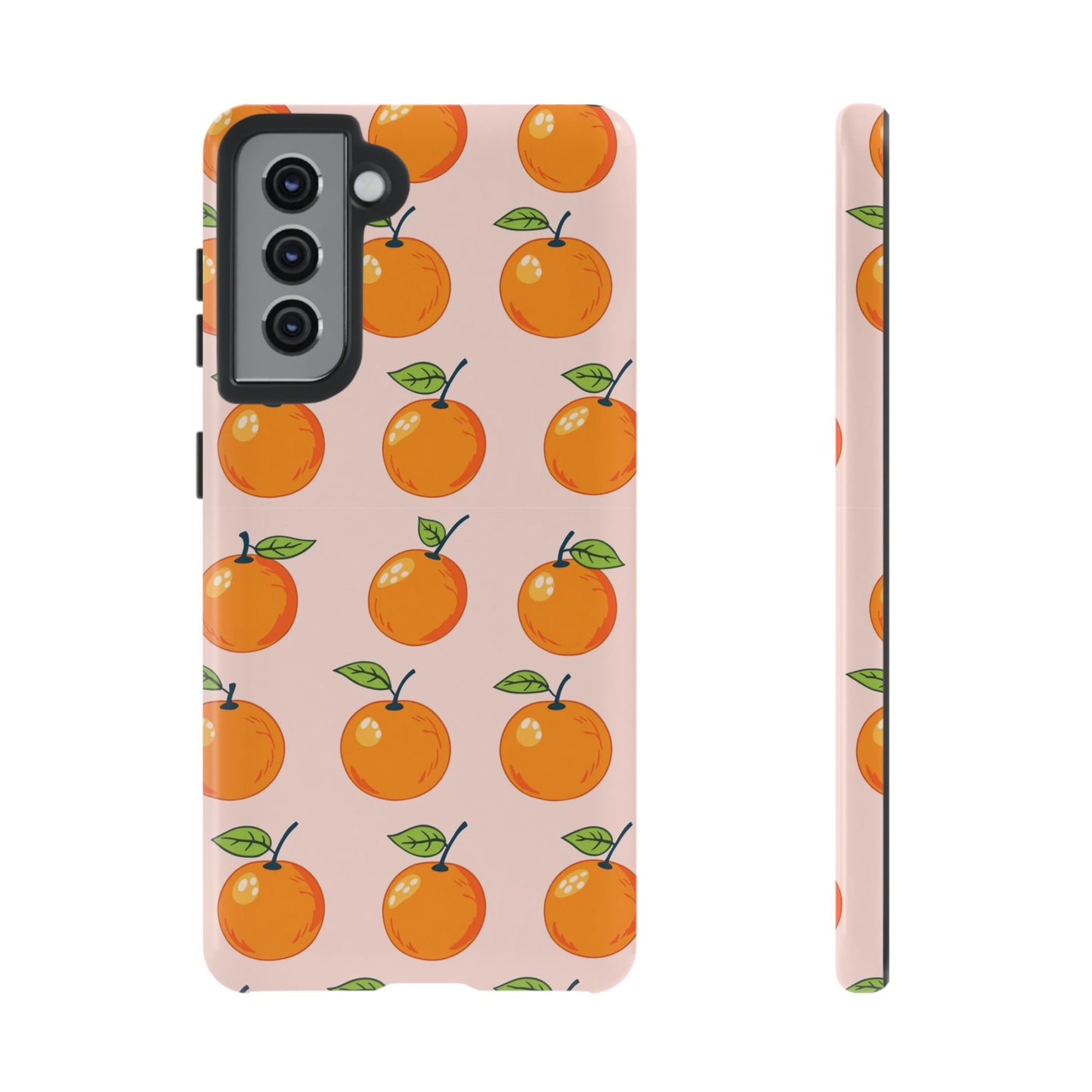 Orange Fruit Design Samsung Tough Phone Case
