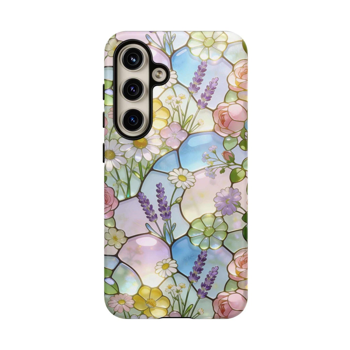 Floral Stained Glass Samsung Phone Case — Tough Cases