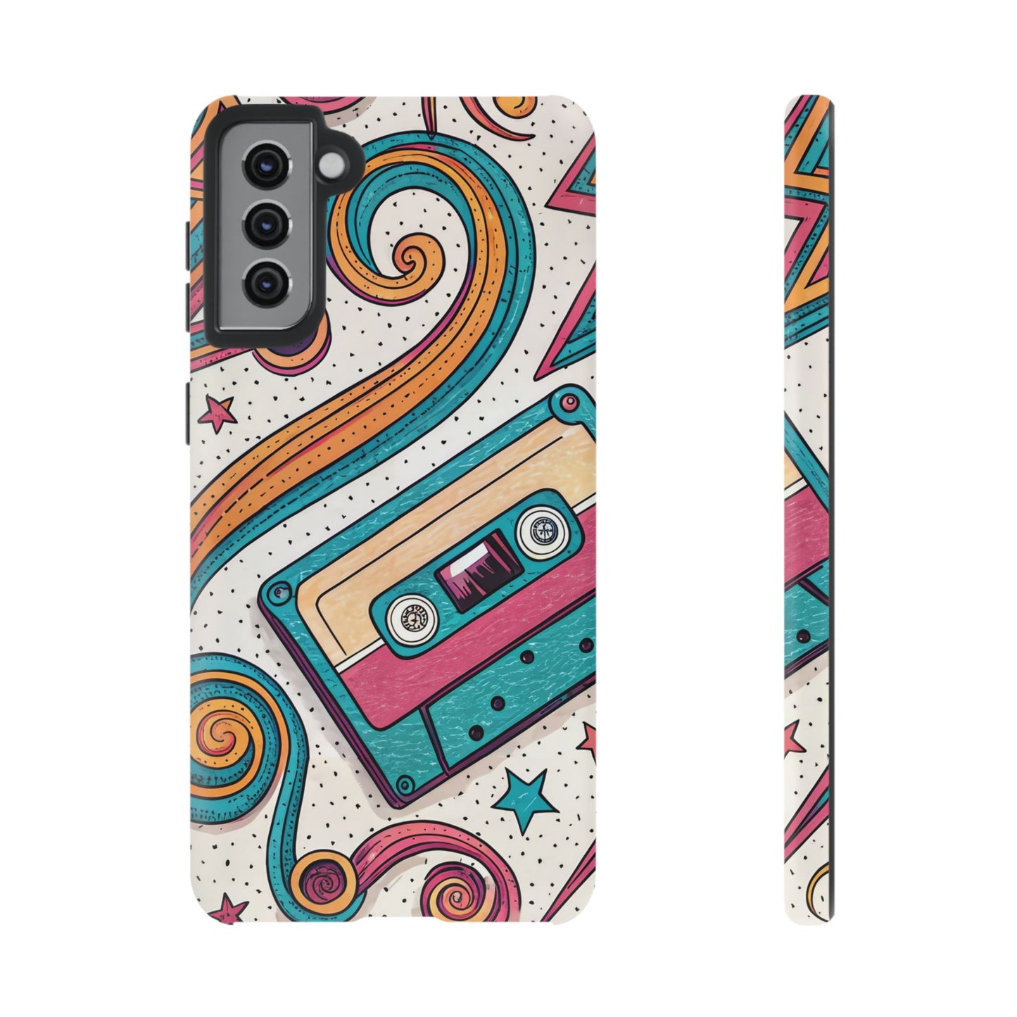 Retro Cassette Samsung Tough Phone Case