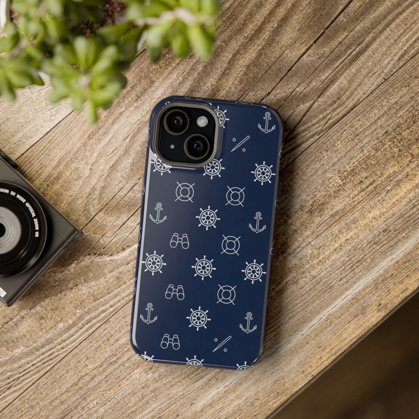 Minimalist Nautical iPhone Case — Magnetic Impact-Resistant Phone Case