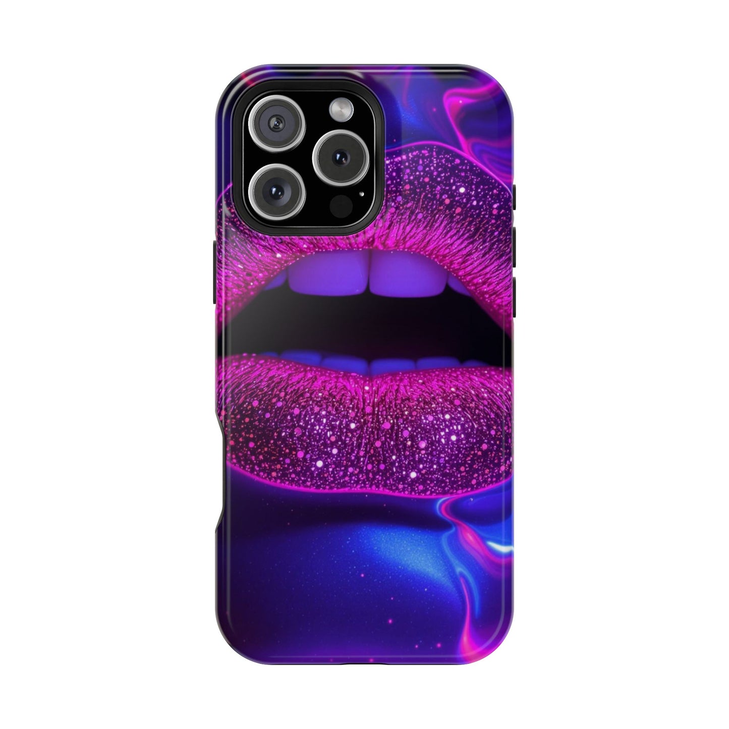 Purple Kiss Design iPhone Tough Case