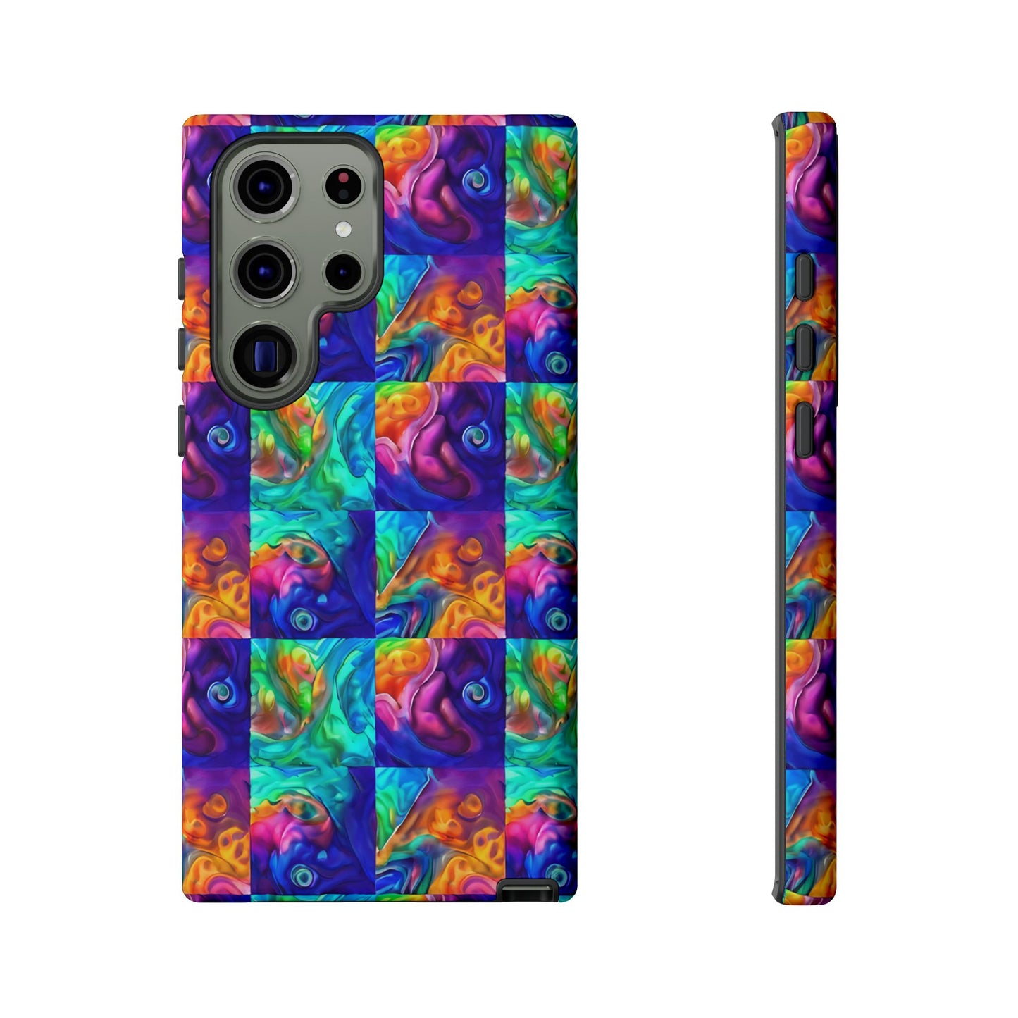 Abalone Swirl Samsung Phone Case — Glowing Shell Design