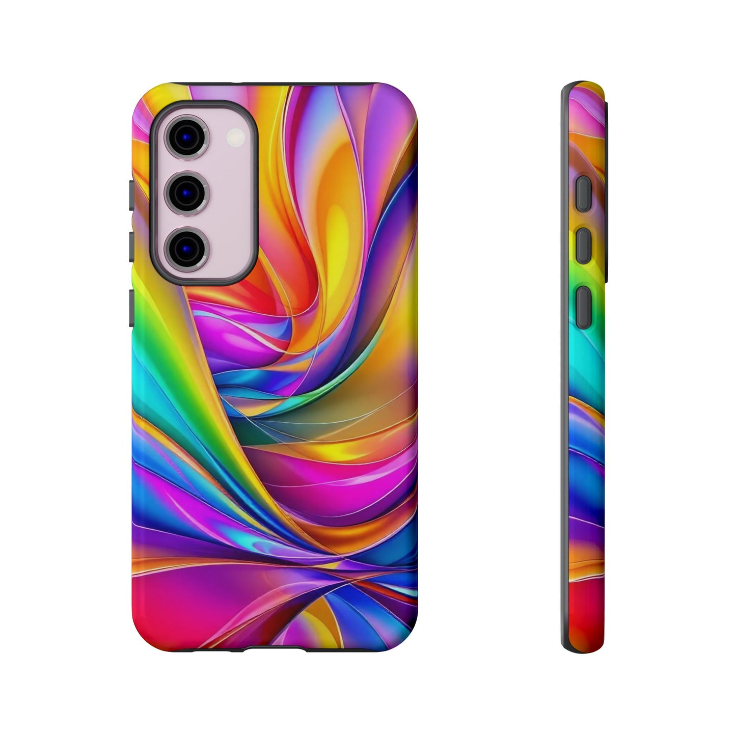 Deconstructed Rainbow Wave Samsung Tough Case