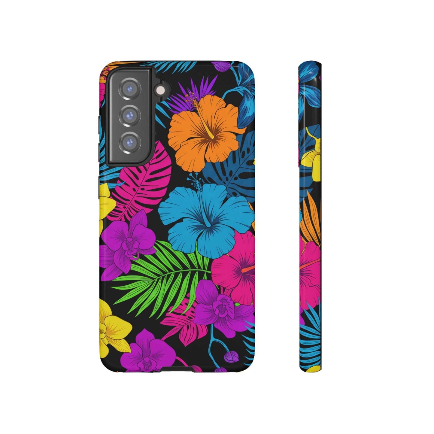 Modern Tropical Floral Design Samsung Phone Case