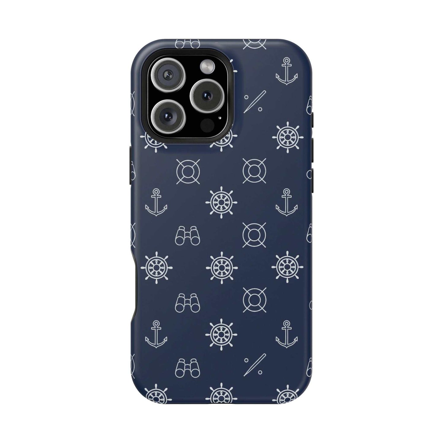 Minimalist Nautical iPhone Case — Magnetic Impact-Resistant Phone Case