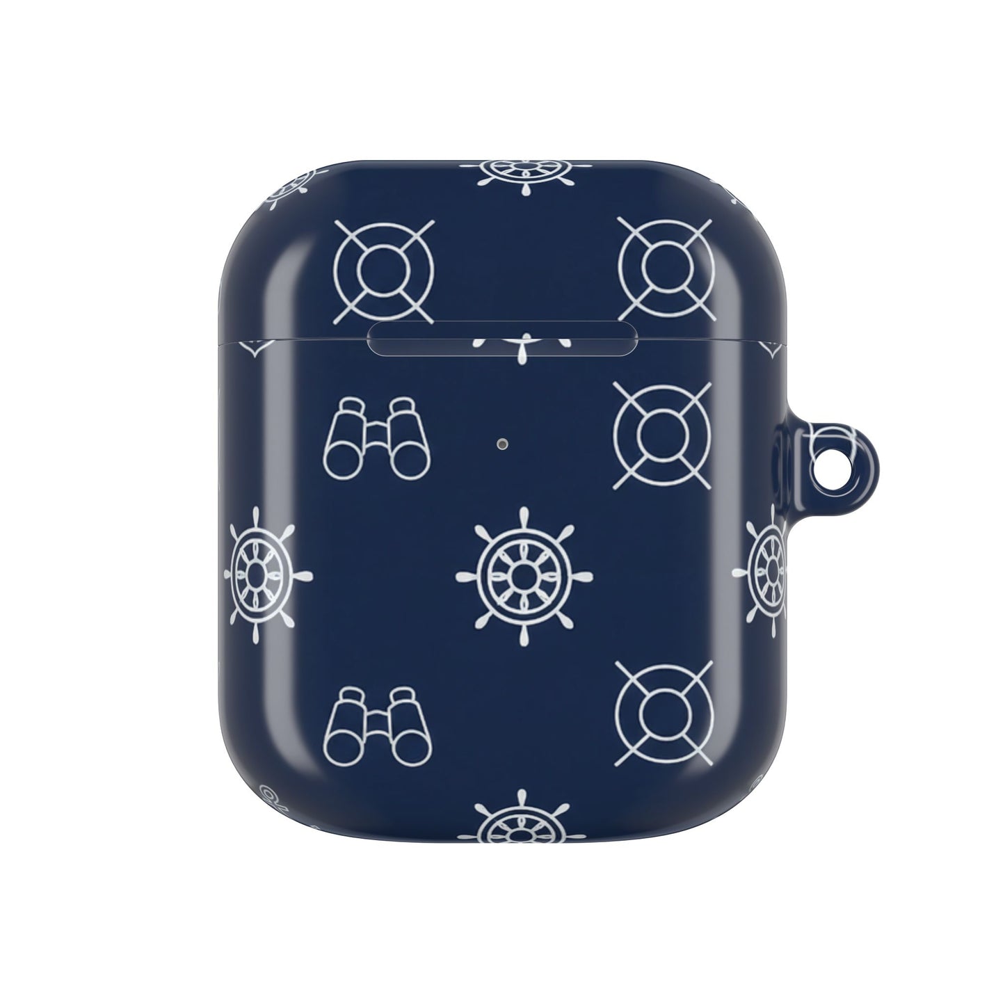 Nautical-Inspired Sleek AirPod Case — Stylish Marine Design for Music Lovers