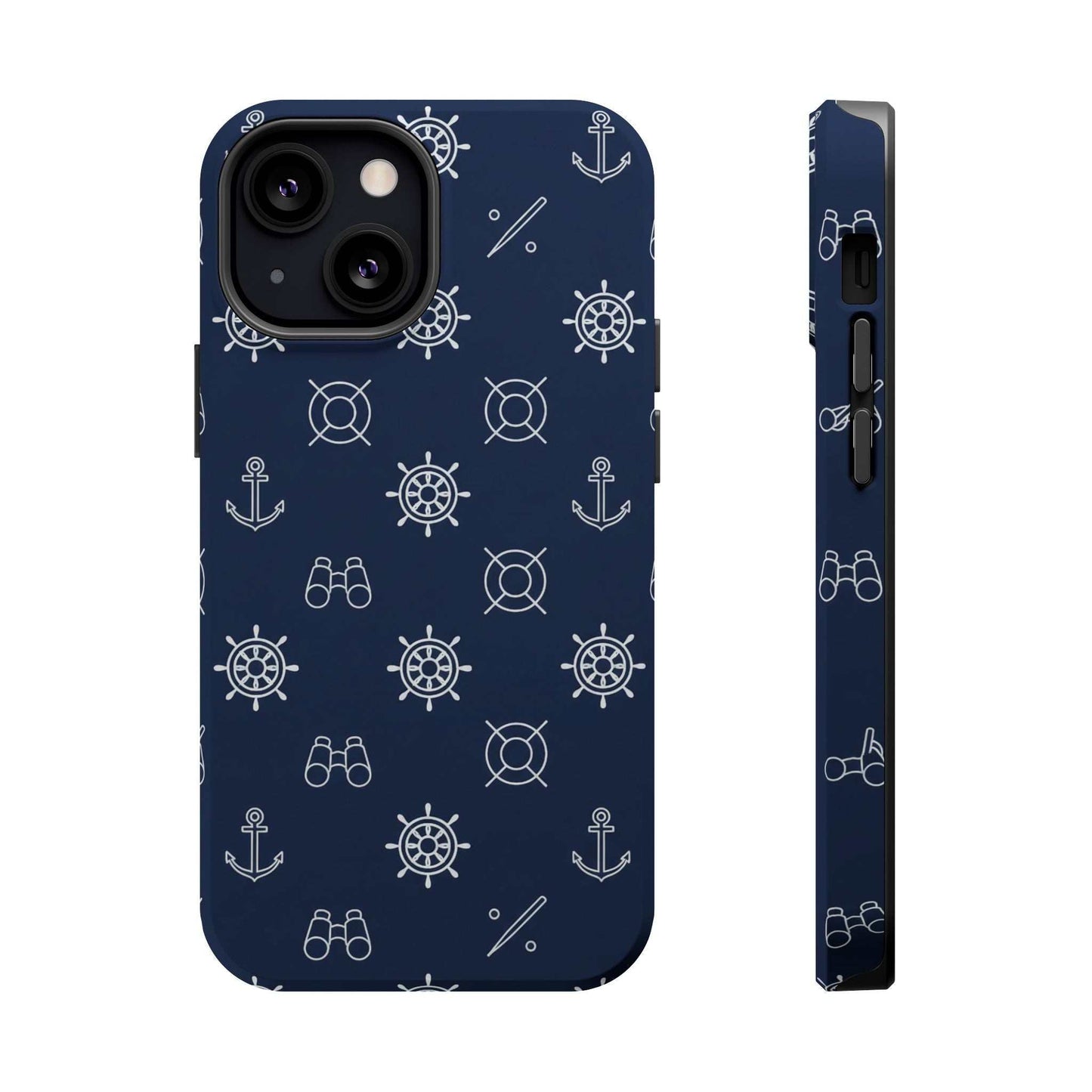 Minimalist Nautical iPhone Case — Magnetic Impact-Resistant Phone Case