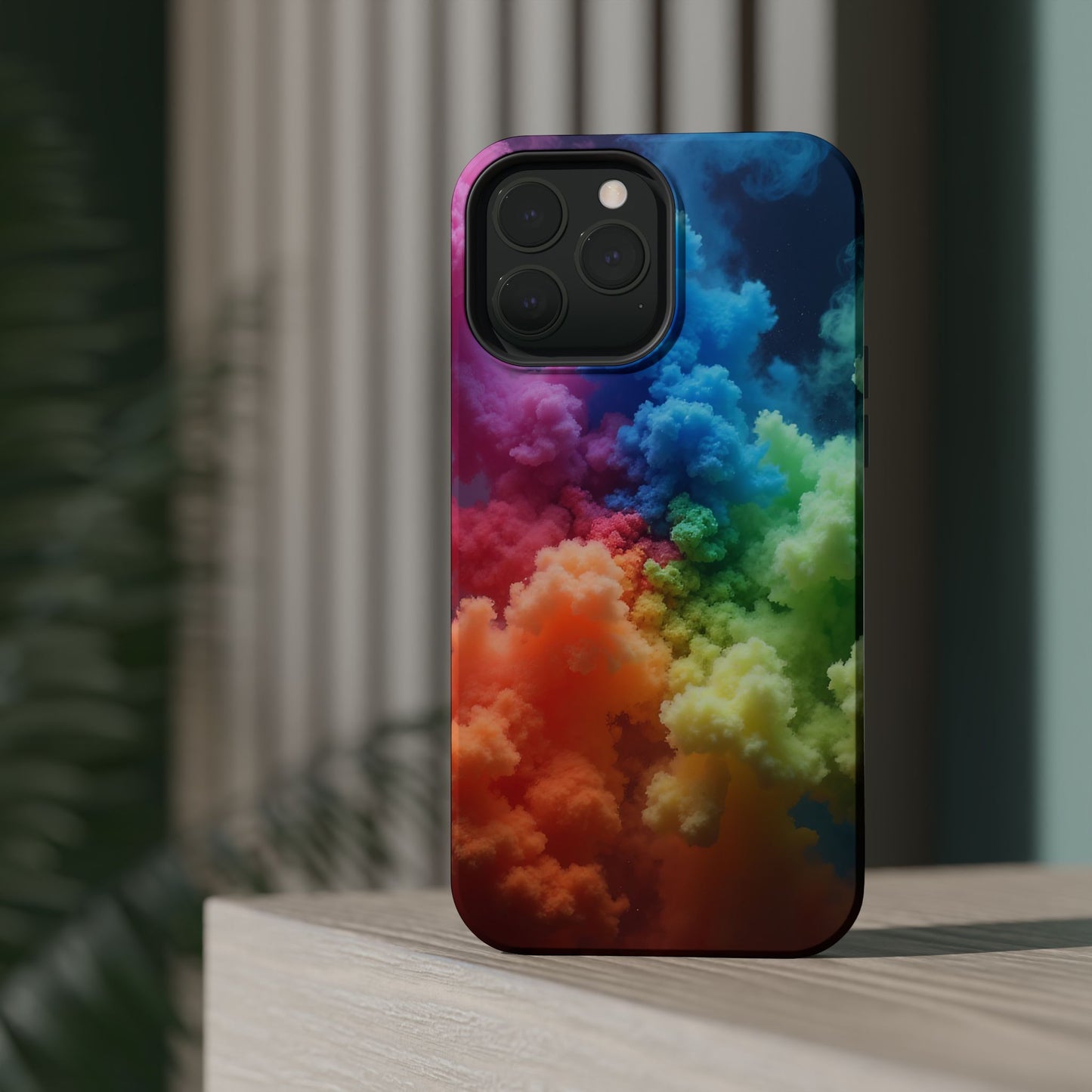 Rainbow Mist Tough Magnetic iPhone Case