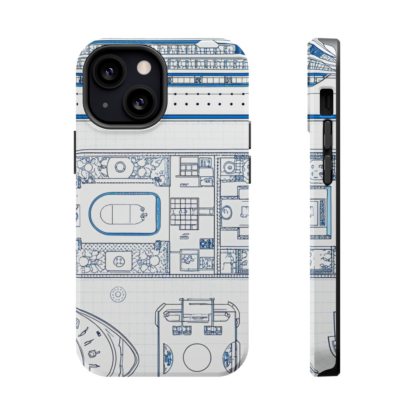 Cruise Ship Design Inspired iPhone Tough Case