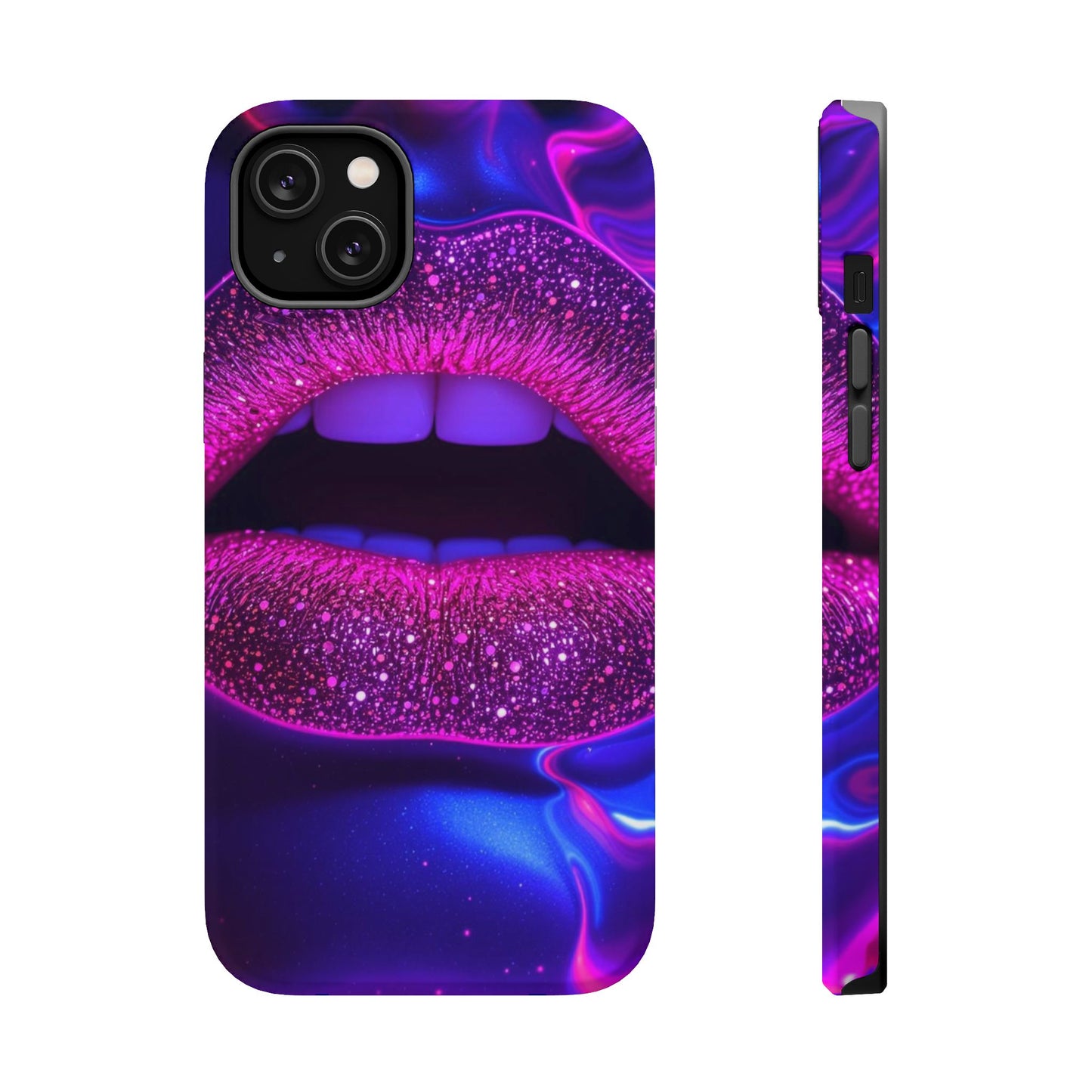 Purple Kiss Design iPhone Tough Case