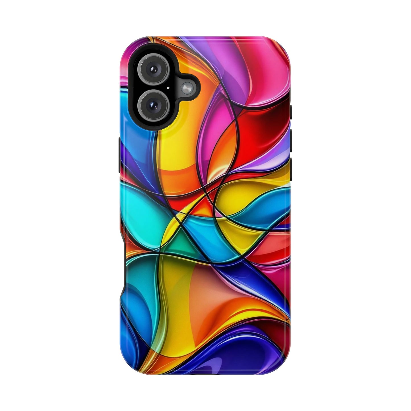 Rainbow Pride Art Design iPhone Tough Case
