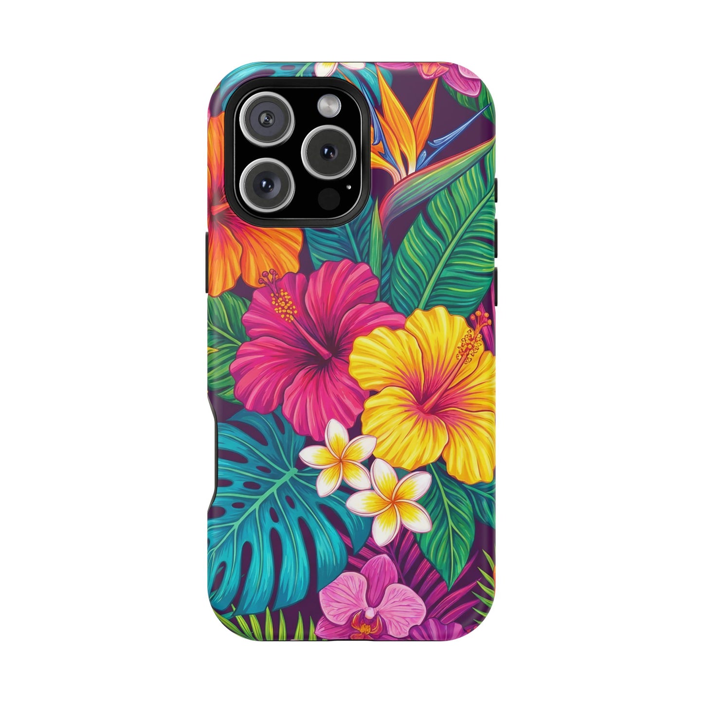 Vibrant Tropical iPhone Tough Case — Magnetic Impact-Resistant
